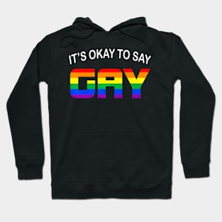 to Say Gay Support LGBT Hoodie